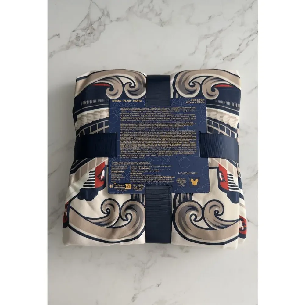 Disney Cruise Line Ships Throw Blanket Where Magic Meets The Sea 50x60 NWT